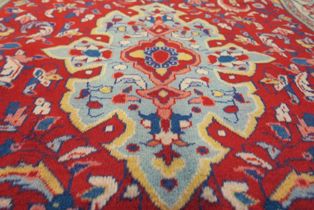 3' 6" x 3' 7" Persian Sarouk Rug image 8