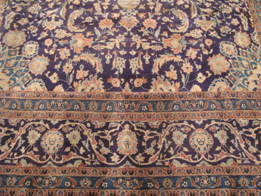 8' 5" x 11' 6" Persian Kashmar Rug image 10