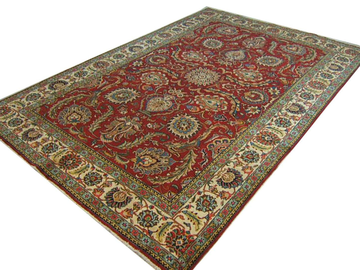 7' 7" x 11' 5" Persian Tabriz Rug image 9