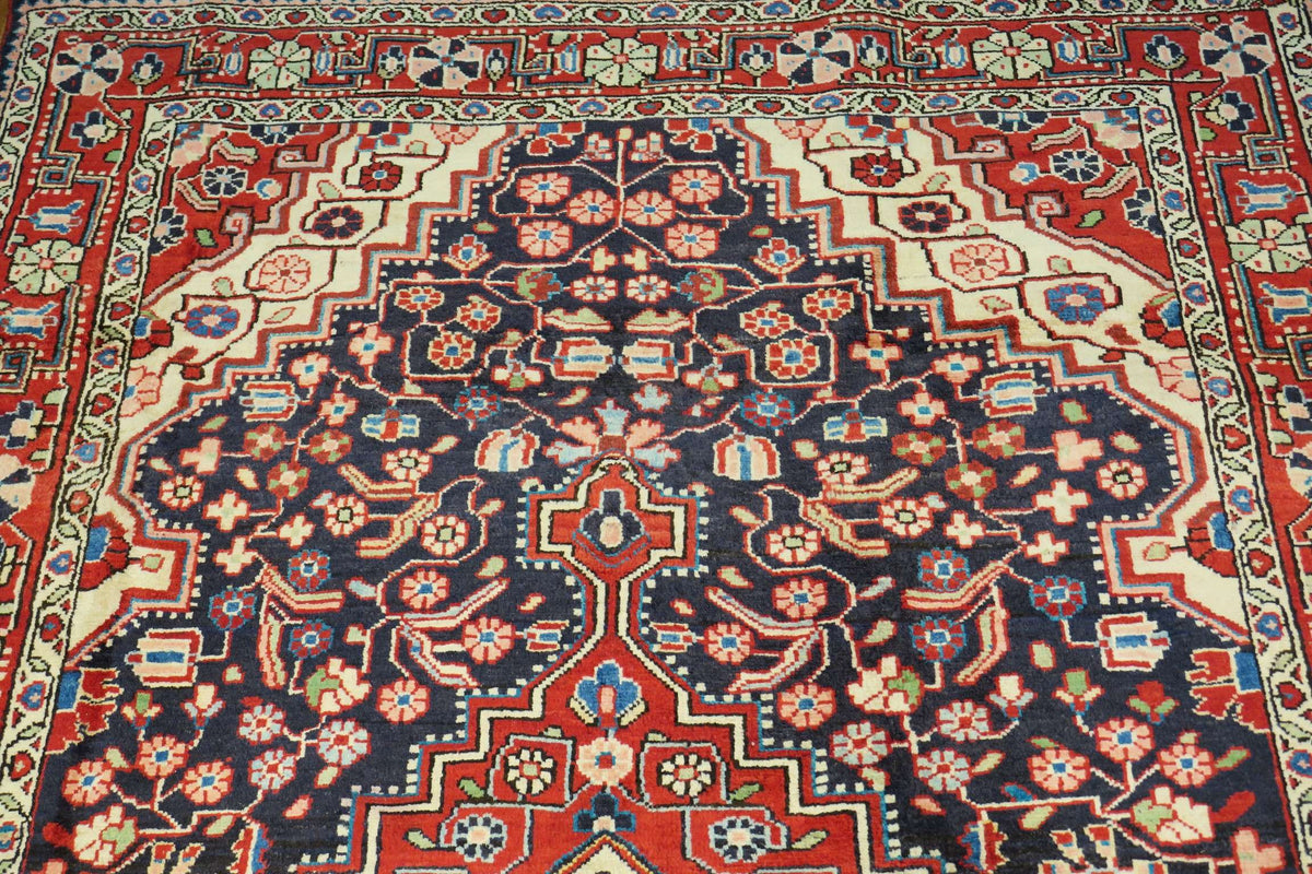 4' 2" x 7' 3" Persian Jozan Rug image 1