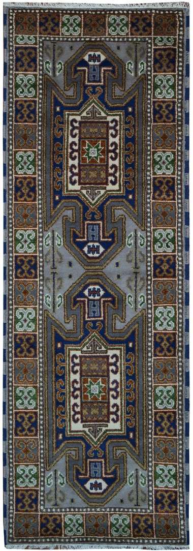 2' 7" x 8' 3" India Kazak Runner image 0