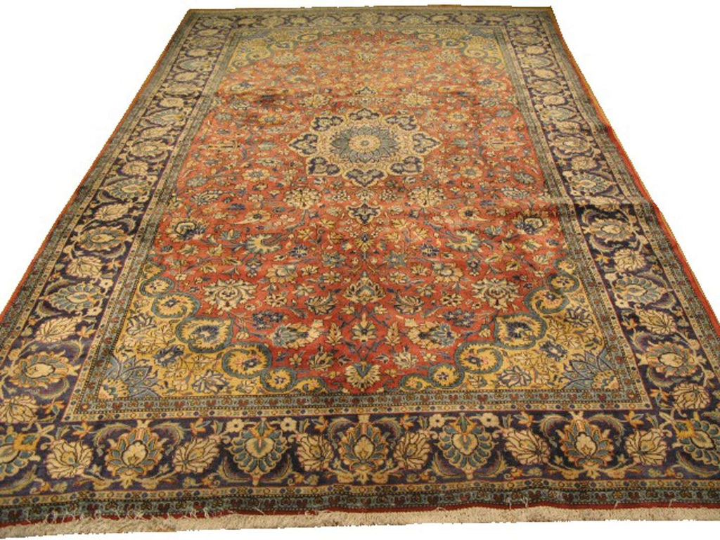 6' 7" x 10' 7" Persian Qum Rug image 0
