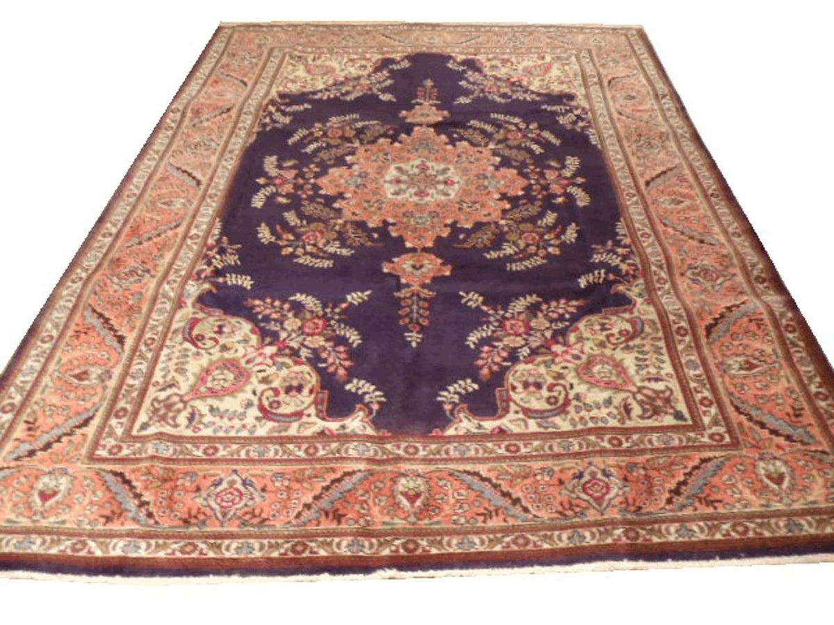 7' 0" x 9' 1" Persian Tabriz Rug image 0