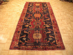 4' 5" x 10' 2" Persian Meshkin Runner image 1