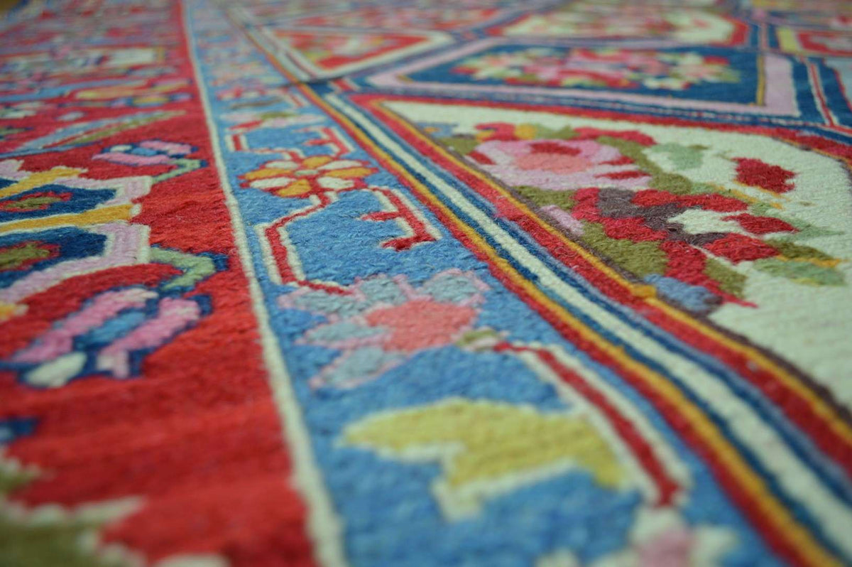 8' 5" x 11' 7" India Soumak Rug image 9