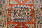 4' 3" x 7' 0" Pakistan Kazak Rug image 4