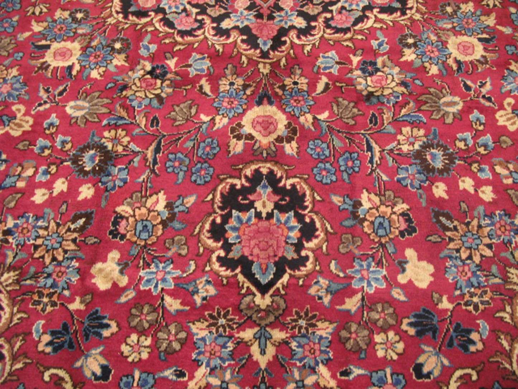 8' 5" x 11' 4" Persian Mashhad Rug image 10