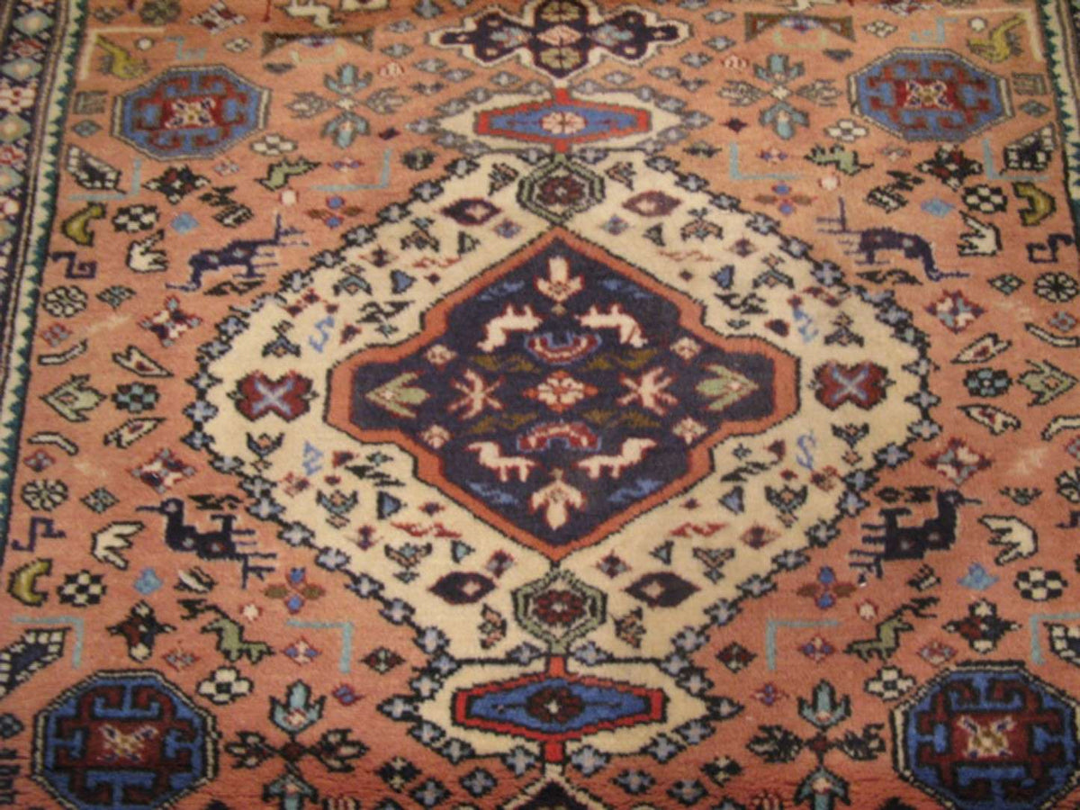 3' 6" x 3' 7" Persian Ardabil Square Rug image 8