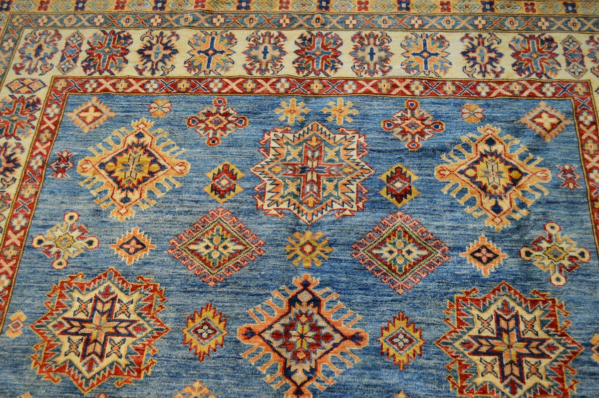 6' 2" x 8' 10" Pakistan Kazak Rug image 10