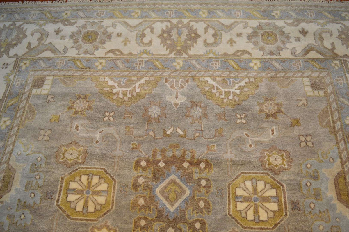 9' 2" x 12' 1" India Oushak Rug image 9