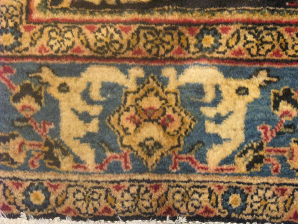 5' 4" x 9' 9" Persian Shahreza Rug image 4
