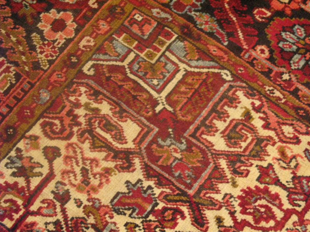 7' 3" x 10' 4" Persian Heriz Rug image 7