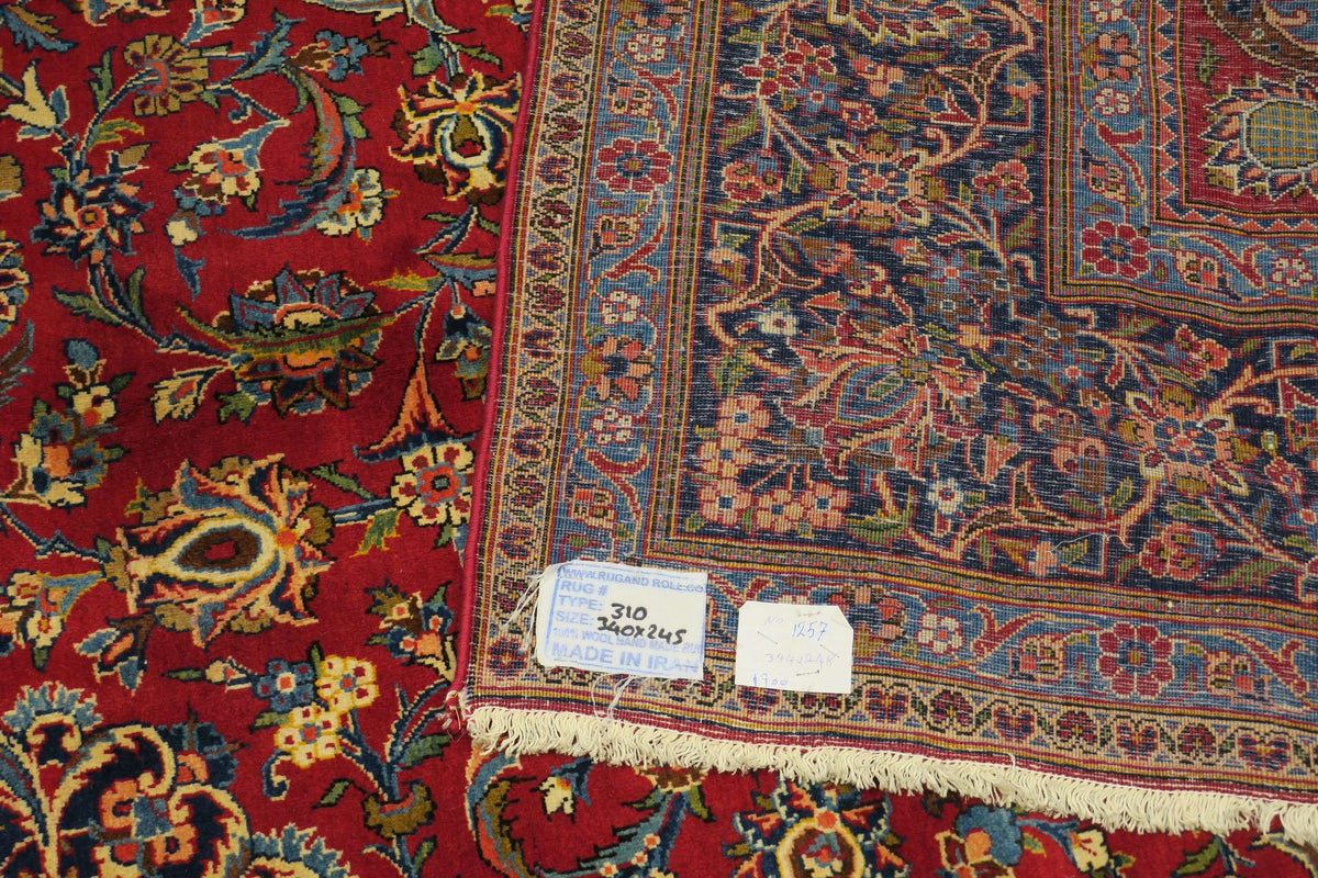 8' 0" x 11' 1" Persian Kashan Rug image 1