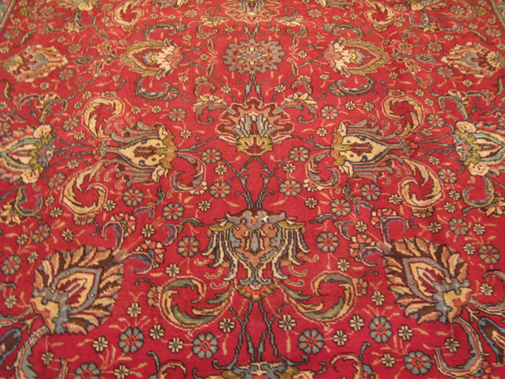 9' 1" x 13' 0" Persian Tabriz Rug image 3