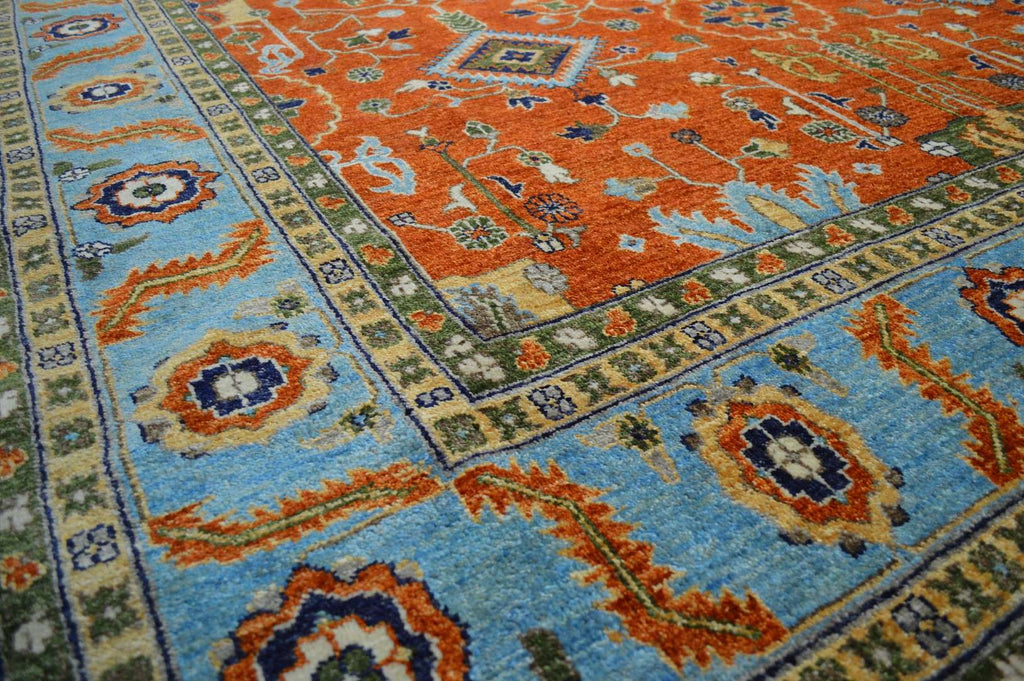 6' 8" x 10' 6" Pakistan Kazak Rug image 9