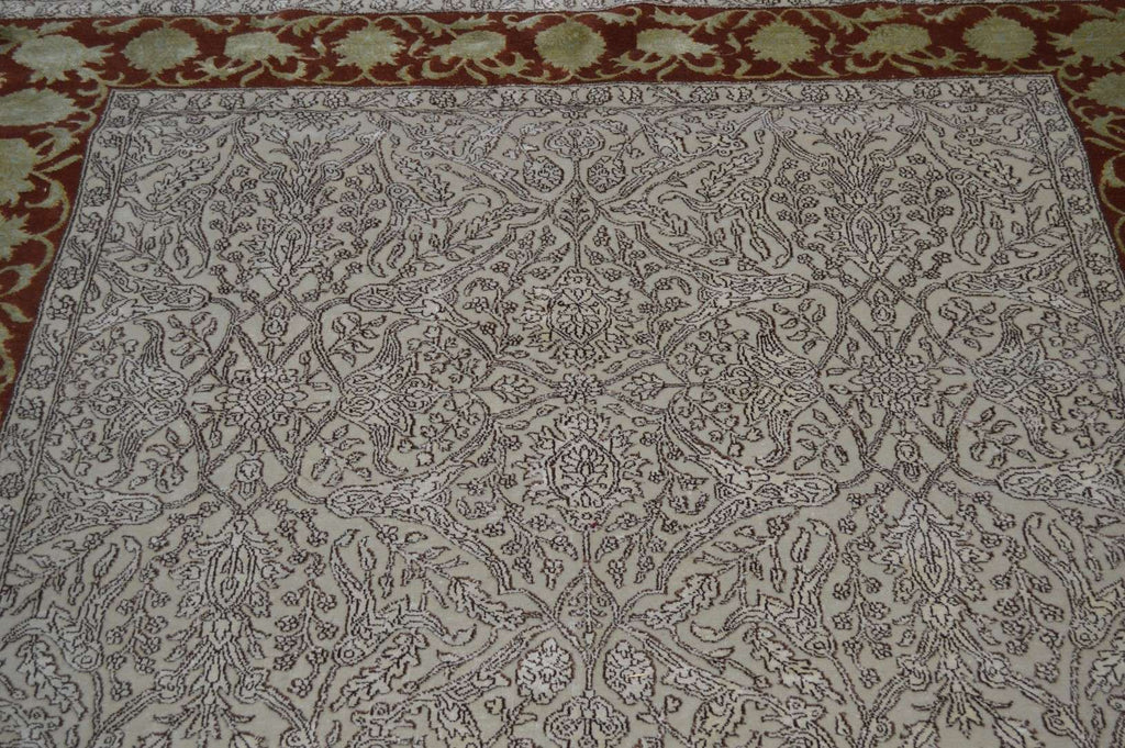 6' 2" x 8' 8" India Tabriz Rug image 9