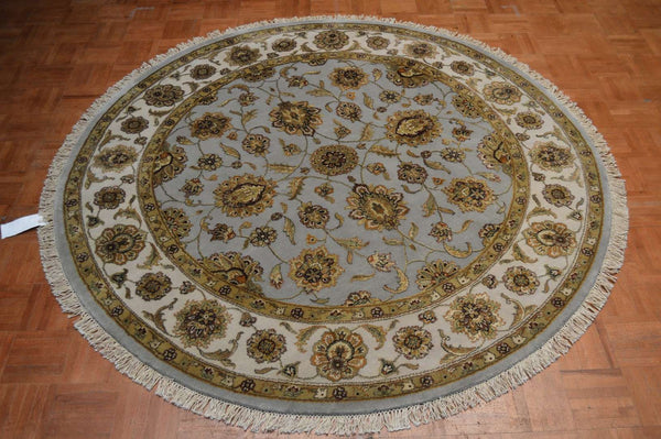 5' 8" x 5' 8" India Jaipur Round Rug image 1
