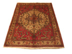 3' 8" x 5' 0" Persian Heriz Rug image 0