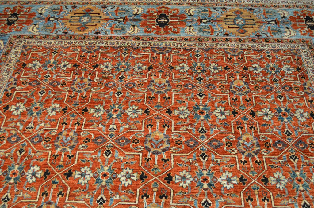 9' 0" x 11' 8" Pakistan Serapi Rug image 9