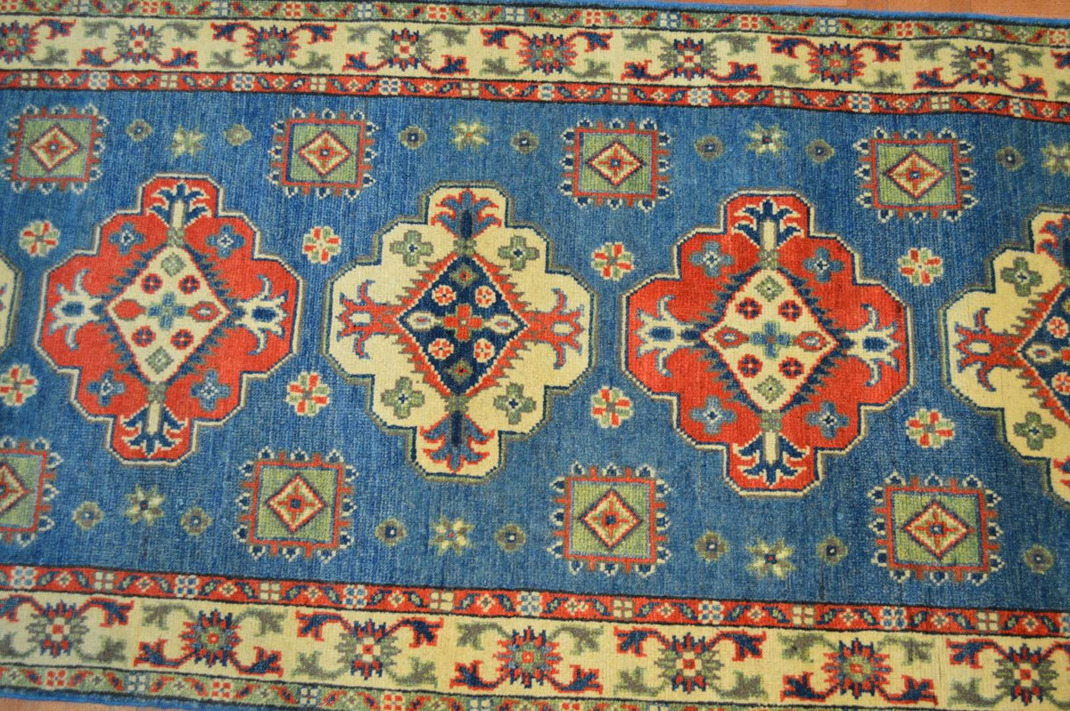 2' 8" x 12' 3" Pakistan Kazak Runner image 3