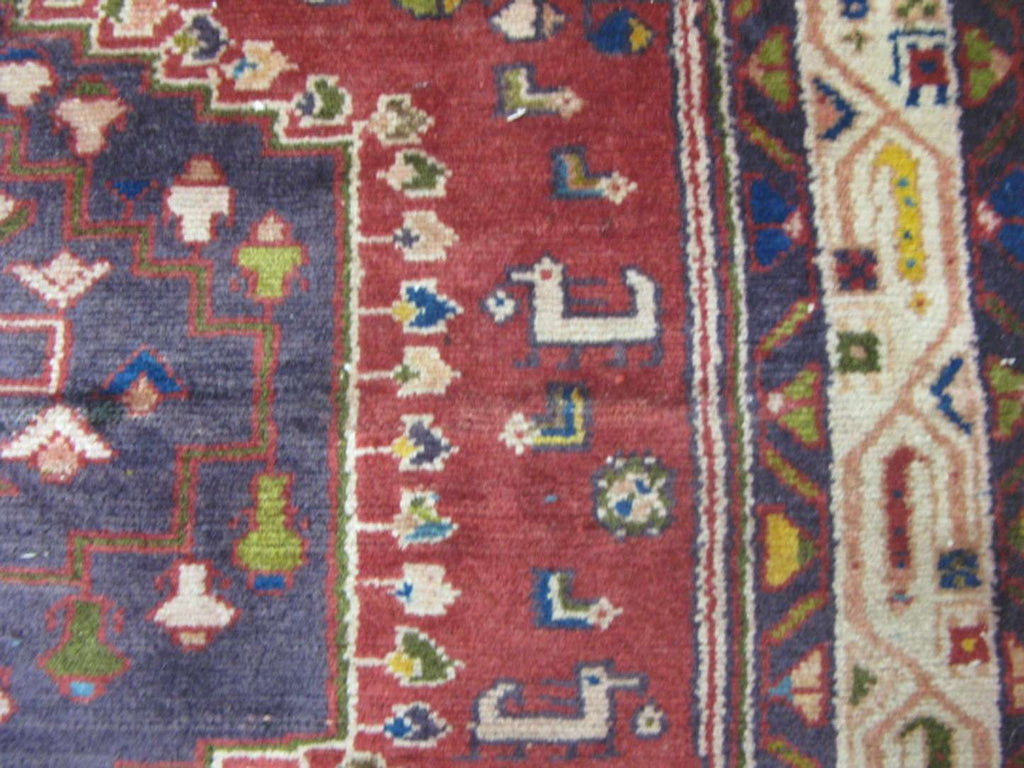 3' 6" x 10' 5" Persian Meshkin Runner image 4