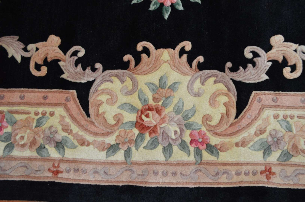 8' 0" x 10' 9" China Aubusson Rug image 10
