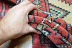 4' 0" x 6' 5" Persian Turkmen Rug image 11