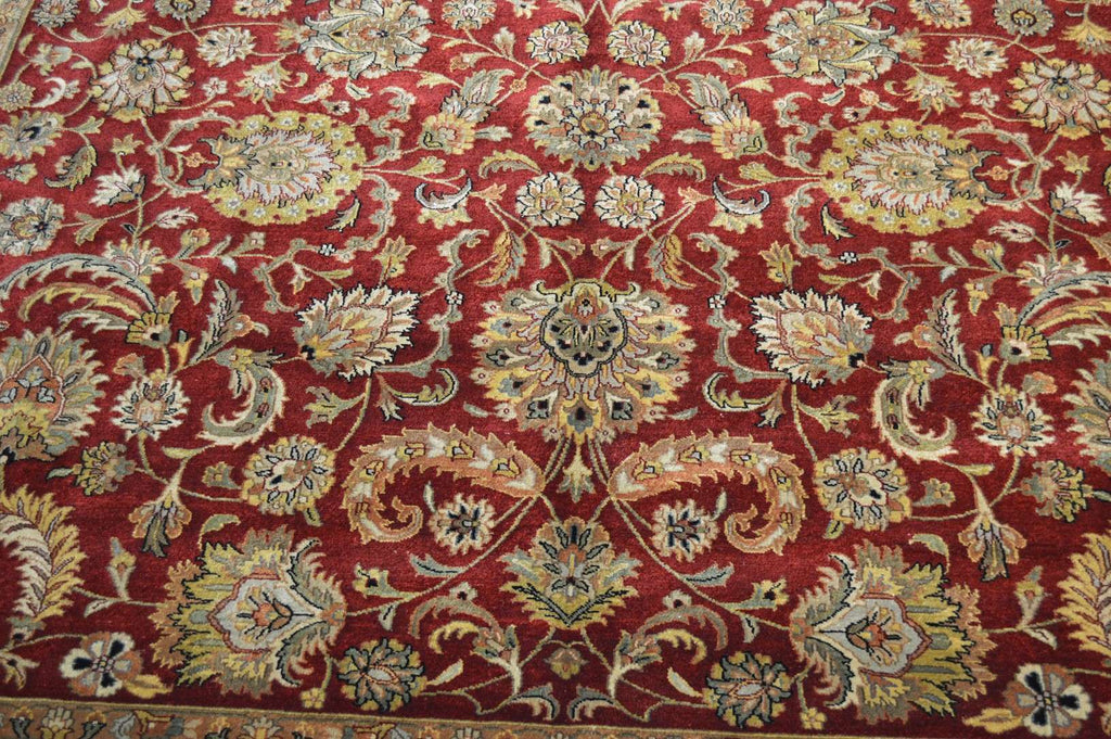 9' 0" x 12' 1" India Agra Rug image 6
