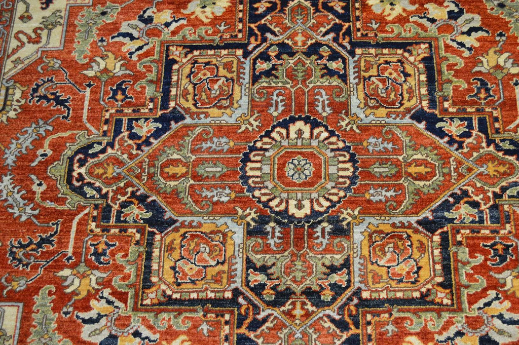 8' 0" x 9' 8" Pakistan Serapi Rug image 2