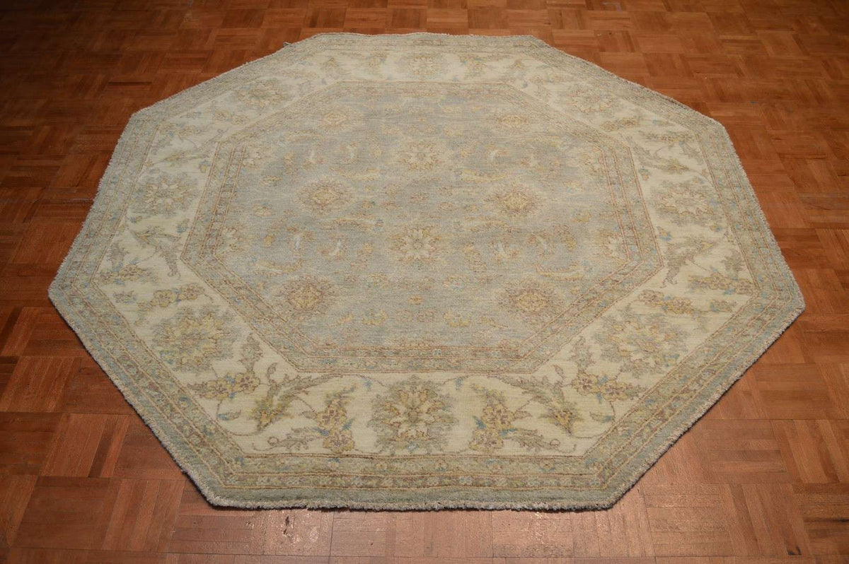 6' 0" x 6' 0" Pakistan Peshawar Octagon Rug image 1