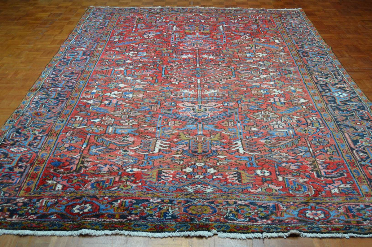 8' 4" x 11' 8" Persian Heriz Rug image 1