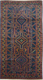 3' 6" x 6' 7" Afghanistan Belouch Rug image 0