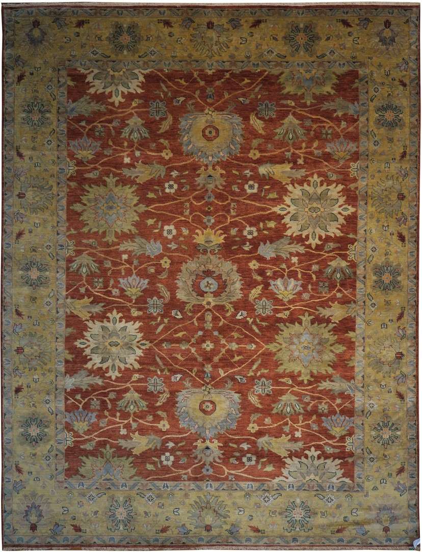 9' 0" x 11' 8" India Mahal Rug image 0