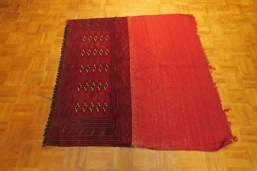 1' 9" x 4' 3" Persian Turkeman Rug image 1