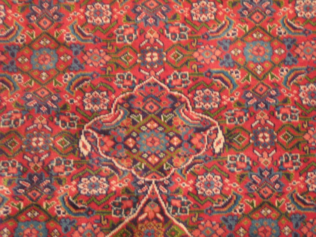 8' 4" x 11' 7" Persian Sarouk Rug image 7