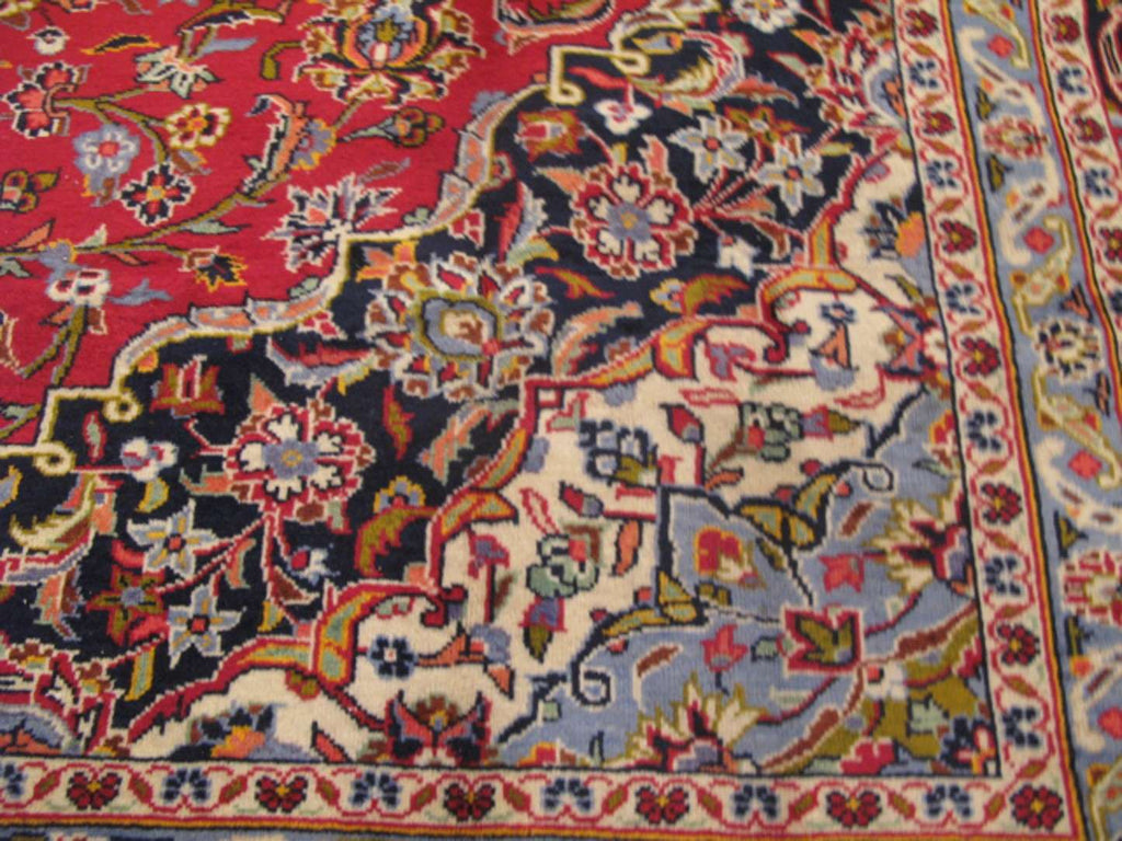 9' 8" x 13' 7" Persian Kashan Rug image 4