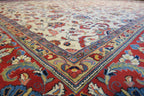 10' 3" x 13' 6" Persian Sarouk Rug image 7