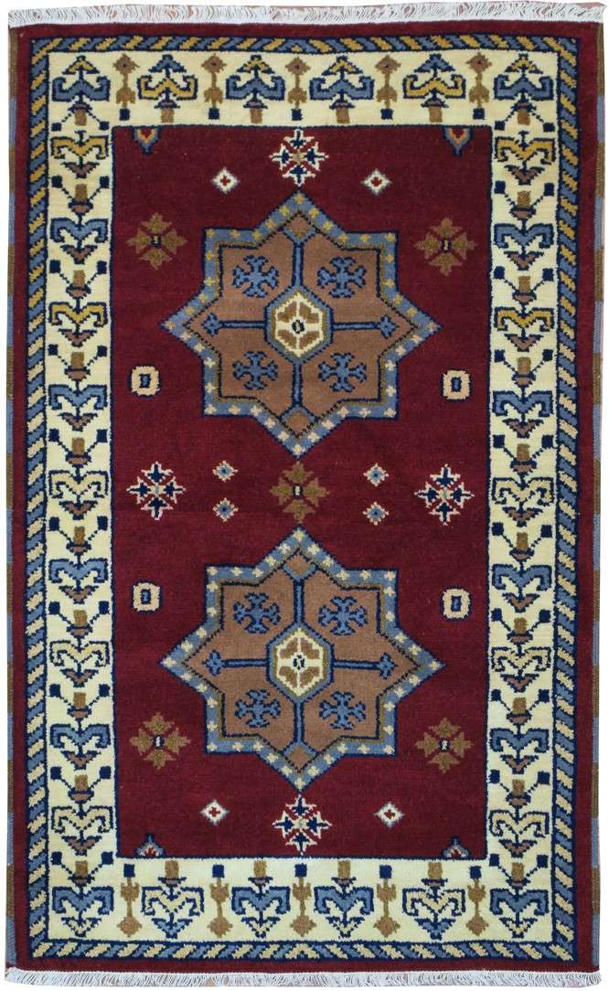 3' 0" x 5' 0" India Kazak Rug image 0