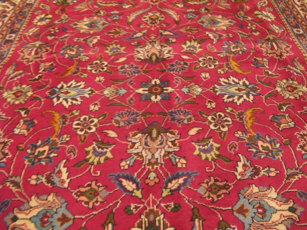 7' 9" x 11' 2" Persian Tabriz Rug image 8