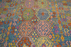 6' 8" x 9' 7" India Kilim Rug image 9