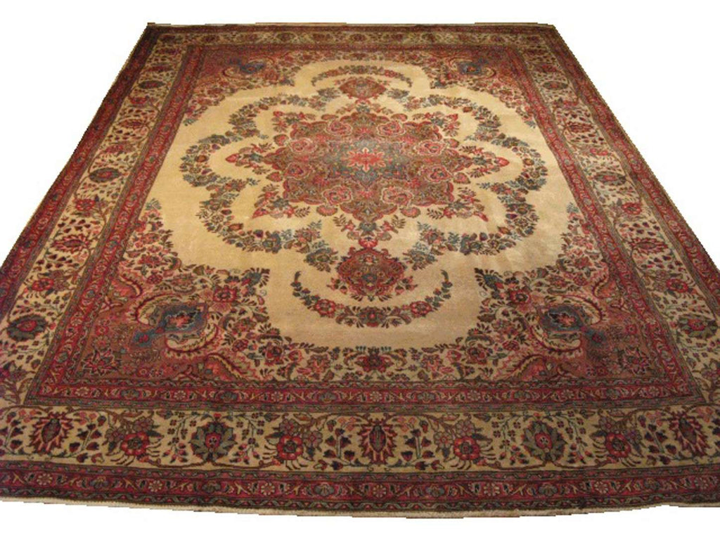 9' 7" x 12' 1" Persian Tabriz Rug image 0