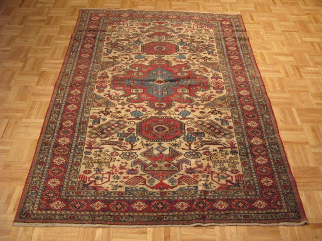 4' 8" x 6' 7" Persian Ardabil Rug image 1
