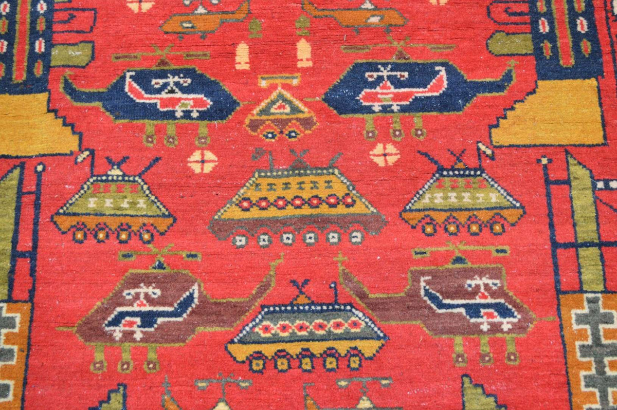 3' 3" x 5' 1" Caucasian Kazak Rug image 4