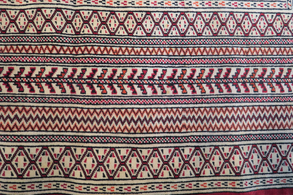 4' 1" x 5' 6" Persian Turkeman Rug image 4