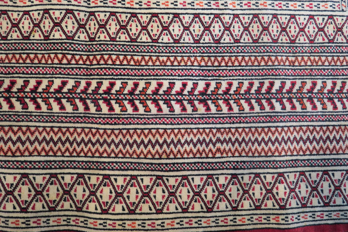 4' 1" x 5' 6" Persian Turkeman Rug image 4