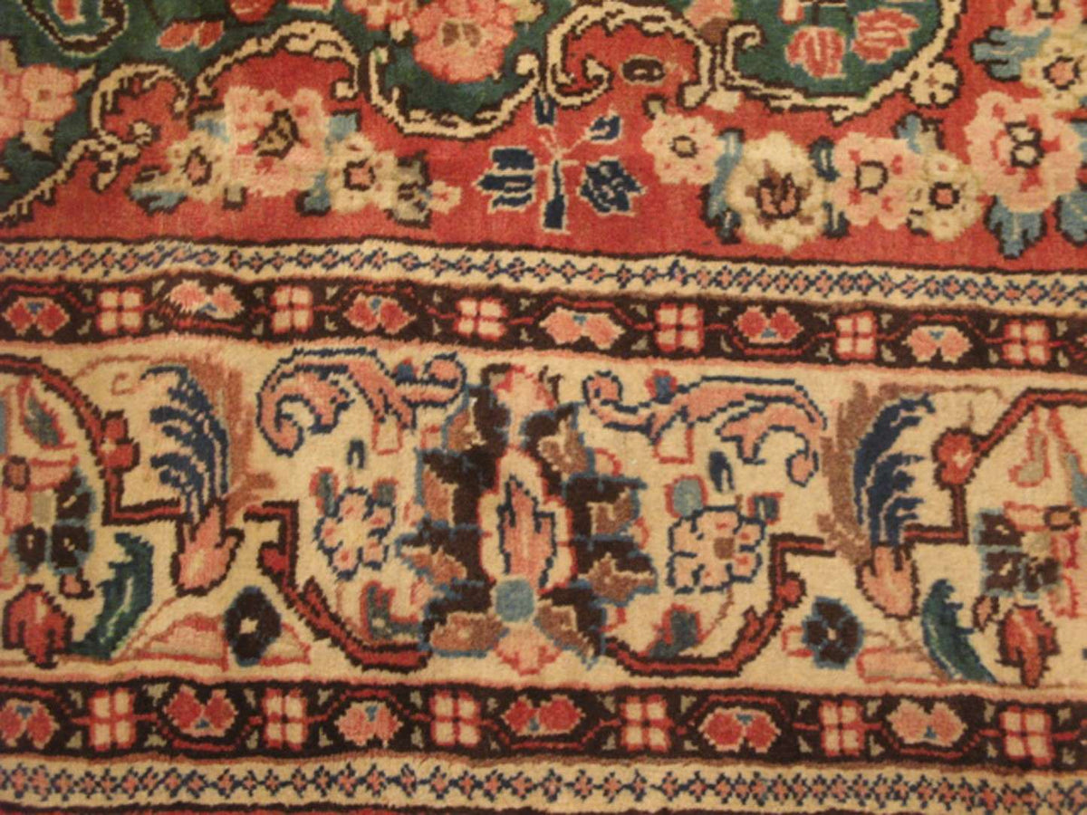 6' 1" x 10' 8" Persian Sarouk Rug image 3