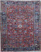 7' 8" x 10' 0" Persian Heriz Rug image 0