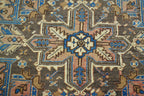 7' 6" x 8' 5" Persian Heriz Rug image 3