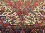 7' 0" x 10' 7" Vintage Heriz Rug image 9
