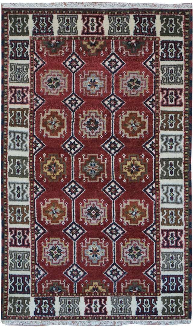 3' 0" x 5' 0" India Kazak Rug image 0